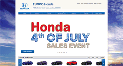 Desktop Screenshot of fuoco-honda.com